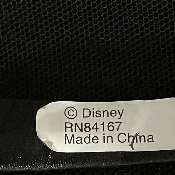 Minnie Mouse Ears Disney Parks Black Sequin w/Red Velveteen Bow Headband - Picture 3 of 3